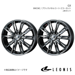 LEONIS/GX シャトル GK8/GK9/GP7/GP8 アルミホイール2本セット【16×6.0J 4-100 INSET50 BMCMC】0039345×2