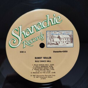 bunny wailer - rule dancehall LP reggae レア　送料無料　匿名配送　宅急便80サイズ