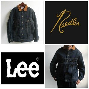 【未使用/入手困難/レアコラボ/別注/ヴィンテージ/仲里依紗CM着用】Needles×Lee #101 Storm Rider リジットジャケット/サイズ：M/LB0352