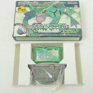 1円【良品】Nintendo 任天堂/ポケットモンスターエメラルド ゲームボーイアドバンス/GBAソフト 動作確認済/78