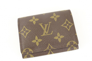 LOUISVUITTON CA0072 ルイ・ヴィトン 名刺入れ 定期入れ モノグラム 茶 ブラウン 服飾小物 ファッション小物 ブランド小物 005IDAIA90