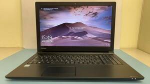 中古ノートパソコン★Windows10★Toshiba Core i3-7100U/@2.40GHz/8GB/HDD 500GB/15インチ以上★