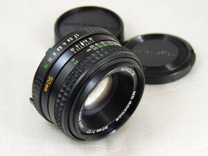 【良品】MINOLTA MD ROKKOR 50mm F1.7 カビクモリ無し