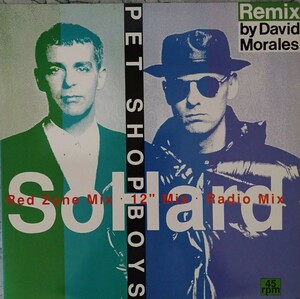 Pet Shop Boys So Hard David Morales remixes 英国盤12インチシングル ペット・ショップ・ボーイズ DEF MIX 