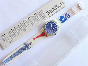 未使用電池交換済 スウォッチ レギュラーモデル Swatch 1992年 GRUAU 品番GK147