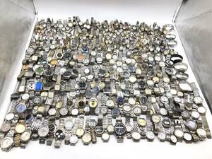 動作未確認品 ジャンク ステンレス 金属系 腕時計 300本以上 LONGINES/Burberry/SEIKO/CITIZEN/CASIO ブランド まとめ売り 大量 まとめて