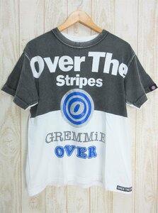 OVER THE STRIPES/オーバーザストライプス：半袖Tシャツ ターゲット GREMMIE サイズM/メンズ/中古/USED