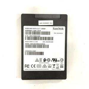S6042530 SanDisk SATA 2.5インチ 128GB SSD 1点 【中古動作品】