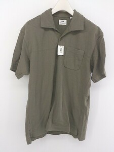 ◇ ◎ UNIQLO ENGINEERED GARMENTS 半袖 ポロシャツ サイズS カーキ系 メンズ P