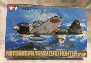 タミヤ 1/48 日本海軍 MITSUBISHI A6M3 ZERO FIGHTER(HAMP) 日本海軍零式艦上戦闘機32型 未組立