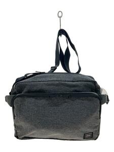 PORTER◆FUNCTION/SHOULDER BAG (L)/ショルダーバッグ/GRY/無地/691-19621