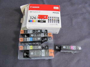 ●キャノン　CANON 純正　326（325）　インクカートリッジ　インクタンク　5個（BCI-326BK・BCI-326C・BCI-326Y・BCI-326GY・BCI-325PGBK）