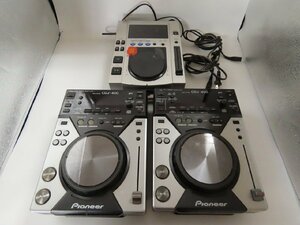 ○Y34/Pioneer CDJ 3点セット /CDJ-100S/CDJ-400/パイオニア/通電確認のみ/1円～/