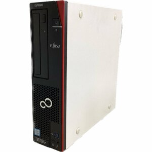 中古 fujitsu D556/PX 第6世代 Core i3 6100 3.7GHz 4GB HDD 500GB DVDマルチ搭載 Windows10Pro ESPRIMO デスクトップPC I56