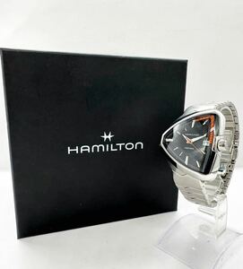 【ハミルトン 1円〜】 HAMILTON ベンチュラ H245510 腕時計 メンズQZ 稼動品 中古 874UE3