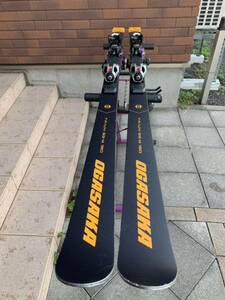 【中古】OGASAKA TRIUN GS-M 180cm + SR585 + チロリア RACE EVO14