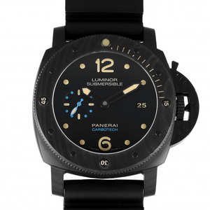 パネライ PANERAI サブマーシブル 1950 カーボテック 3デイズ オートマティック PAM00616 ブラック文字盤 中古 腕時計 メンズ