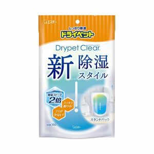 （まとめ）エステー 除湿剤 ドライペット クリア 吸湿量350mL【×50セット】