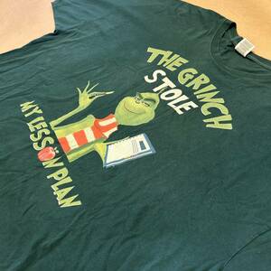 ◆即決送料込み◆アメリカ古着ビッグサイズ GRINCH グリンチTシャツ4XL◆ジムキャリーマスク映画ビンテージヴィンテージキャラT