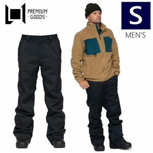 ● L1 CHINO PNT BLACK Sサイズ メンズ スノーボード スキー パンツ PANT 23-24 日本正規品