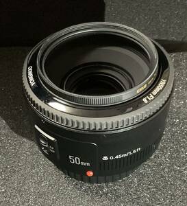(超美品・動作保証つき)Canon EFマウント向け用交換レンズ　50mmF1.8