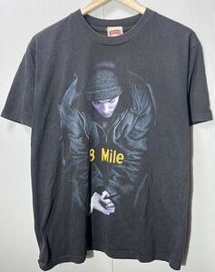 00s 8 Mile Eminem フォトプリントTシャツ バンドTシャツ 黒 M エミネム エイトマイル HIPHOP USA 