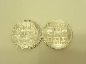 貨幣祭 インスブルック 冬季オリンピック 1976年 100シリング 銀貨 オーストリア INNSBRUCK OLYMPISCHE