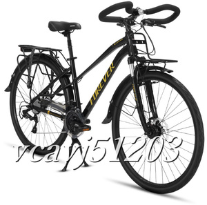 ◆自転車旅行◆2024年モデル SHIMANO 24段変速！ロードバイク 軽量 マルチポジションハンドル 前後ディスクブレーキ 自転車 通勤 通学 700C