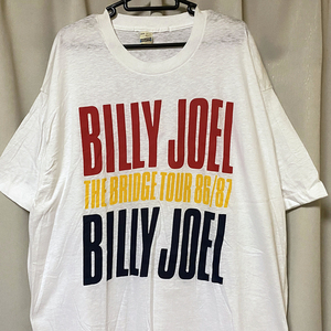 ビッグサイズ XXXL 80s デッドストック新品 ビンテージ Billy Joel ビリージョエル Tシャツ The Bridge ロック ツアー USA製アメリカ製 3XL