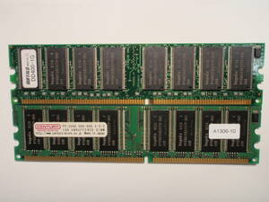 DDR-SDRAM 1GBＸ2枚 PC3200 hynix