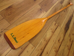 エルエルビーン L.L.Bean 木製パドル カヌー オール カヤック ビンテージ ヴィンテージ ボート パドリング
