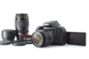 Canon キヤノン EOS Kiss X10i トリプルレンズキット 新品SD32GB付き