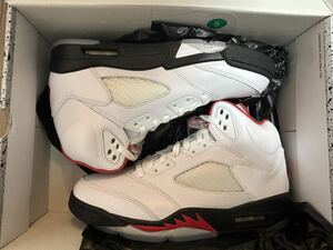 新品未使用 26.5 AIR JORDAN 5 RETRO "FIRE RED" DA1911-102 ジョーダン 流川