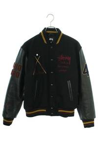 ステューシー STUSSY 40th Anniversary Varsity Jacket New York サイズ:S 40周年記念スタジャンブルゾン 中古 FK04