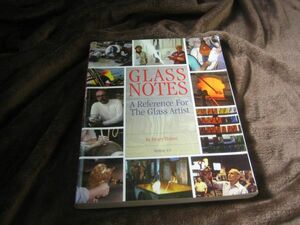 glass　note　英本　ガラス　入門書　専門書　工芸品　英語