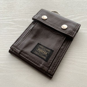 PORTER YOSHIDA FREE STYLE WALLET ポーター 吉田カバン フリースタイル ウォレット 2つ折り 財布 ダーク ブラウン