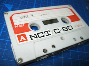 使用済み　中古　 カセットテープ　NCT　C-60　Type1　ノーマル　60分 　1本　爪あり　No.3