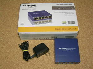 NETGEAR　GS105　５ポートスイッチ　未チェックの為　ジャンクで(4201d) 