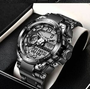 ■未使用-新品■デザインデジタル腕時計！ブラック スポーツ カシオ CASIO 機械式 防水 海外モデル クロノグラフ G-SHOCK PROTREK3