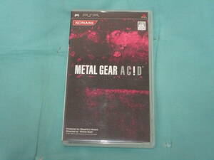 PSP メタルギア アシッド コナミ METAL GEAR ACID