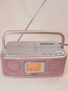 SONY ソニー ラジカセ CFD-E501 ピンク CDラジカセ 中古品 動作確認済み ラジオ CD カセット 録音 11年製 