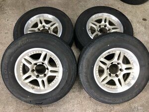 J5F1500■235/70R16 106H　4本価格　YOKOHAMA GEOLANDAR SUV JAOS EXCELⅡ　送料無料 夏 アルミ 16×8J +3 139.7 ハブ径110㎜ スペースギア