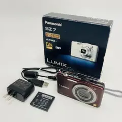 【美品・動作良好】Panasonic デジタルカメラ DMC-SZ7 ブラウン