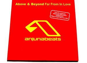 【トランス】Above & Beyond／Far From In Love (スウェーデン盤CD) ■ Anjunabeats / Kate Cameron