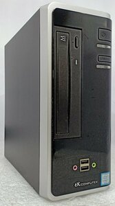 ●第7世代i7 大容量小型デスクトップ eX.computer エアロミニ MI5J-D91/T (Core i7-7700 3.6GHz/12GB/SSD 240GB+1TB/DVDマルチ/Windows10)
