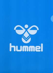 【未使用品】hummel ヒュンメル★A４クリアファイル★青・ブルー【複数購入可能】