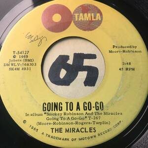 試聴 THE MIRACLES GOING TO A GO-GO / CHOOSEY BEGGER 両面NM 