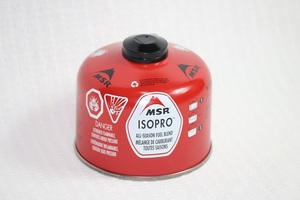 【新品】 MSR ISOPRO FUEL CANISTER 　エムエスアール　イソプロ　ガス缶　8OZ OD缶　即納　美品　入手困難　エムエスアールイソプロガス