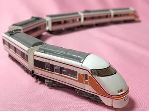【Bトレ/N化/動力ユニット2台入】Bトレインショーティー 完成品 東武鉄道スペーシア100系きぬがわ号 6両セット 鉄道模型
