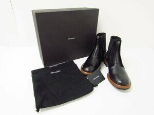 美品 DOLCE&GABBANA 25.5cm A60040 ジップアップサイドゴアブーツ 靴 ●A9372